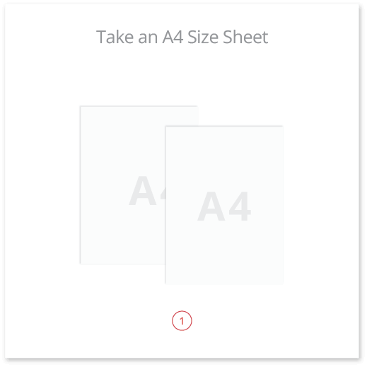 Take an A4 Size Sheet 1